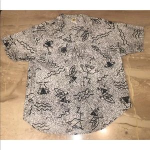 80’s Body Glove Button Down Shirt Primitive Dude